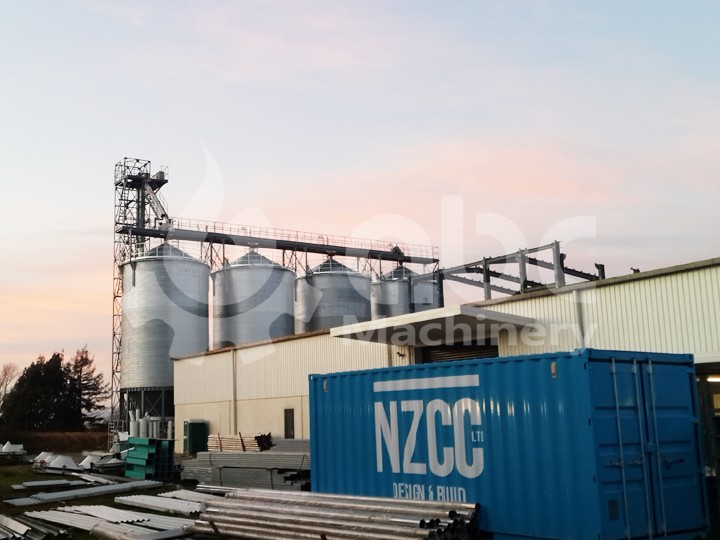 1000T wheat silo project in New Zealand