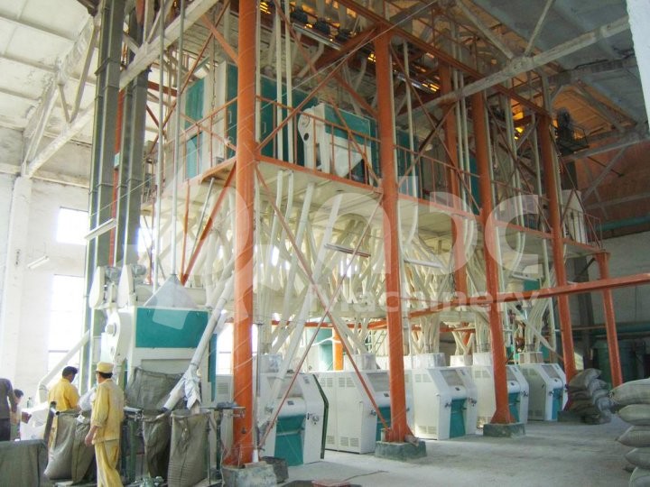 100TPD steel type flour plant