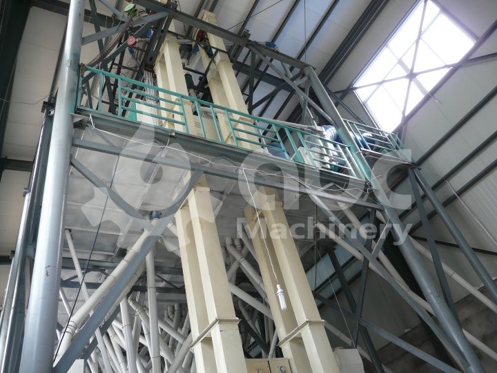 120TPD Wheat Flour Mill Line in India