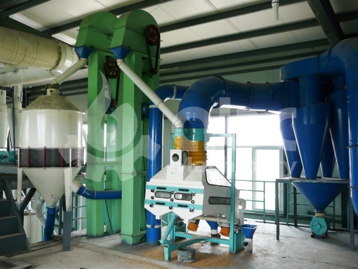 120TPD wheat flour mill line in India