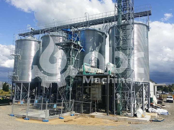 4 250ton silo for raw wheat