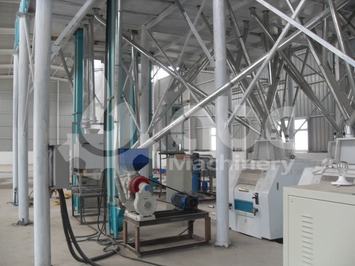 80TPD corn flour&grits plant in Uganda