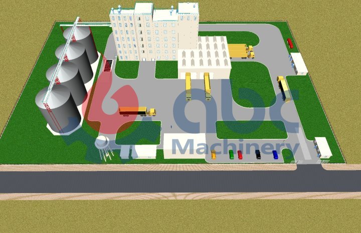 250TPD Wheat Flour Line in Algeria 2011