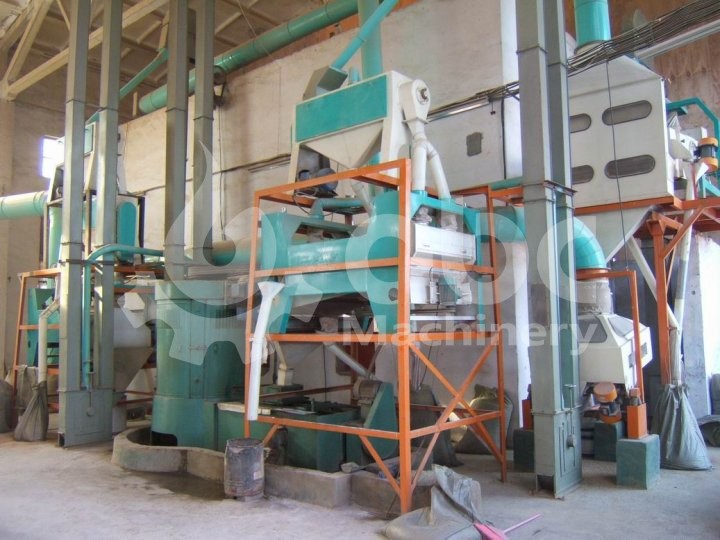 cleaning section of 100TPD plant