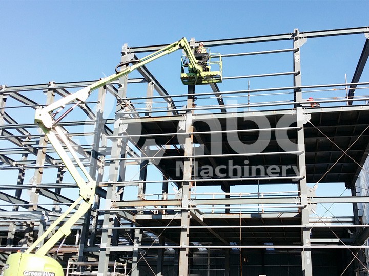 steel structure flour mill plant workshop