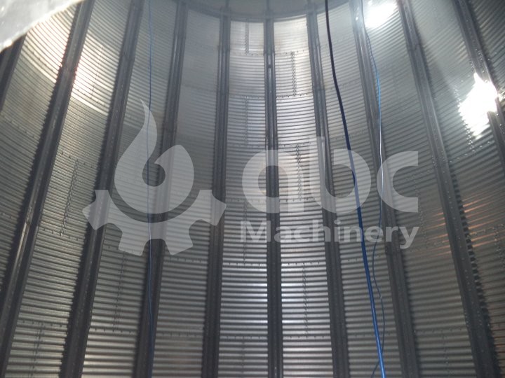inside of the silo