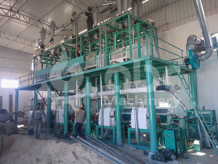 60TPD wheat flour milling plant in Algeria