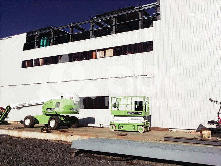 steel structure flour mill plant workshop