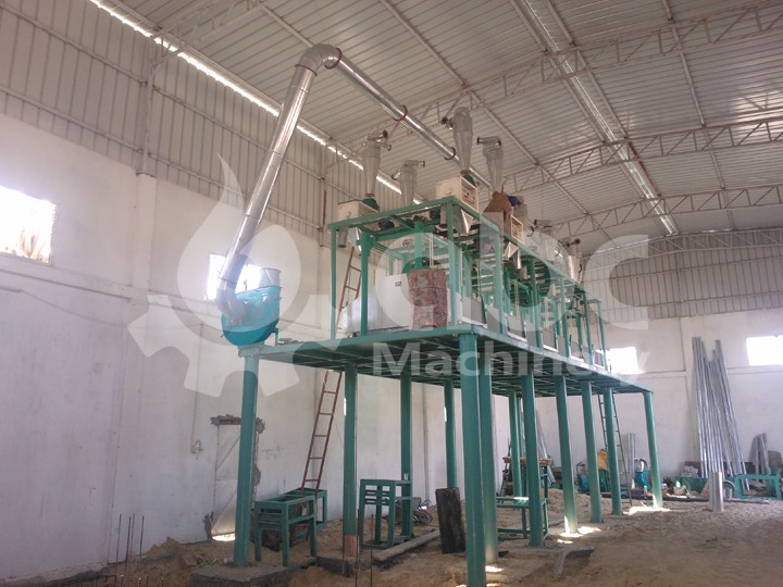wheat flour milling plant install
